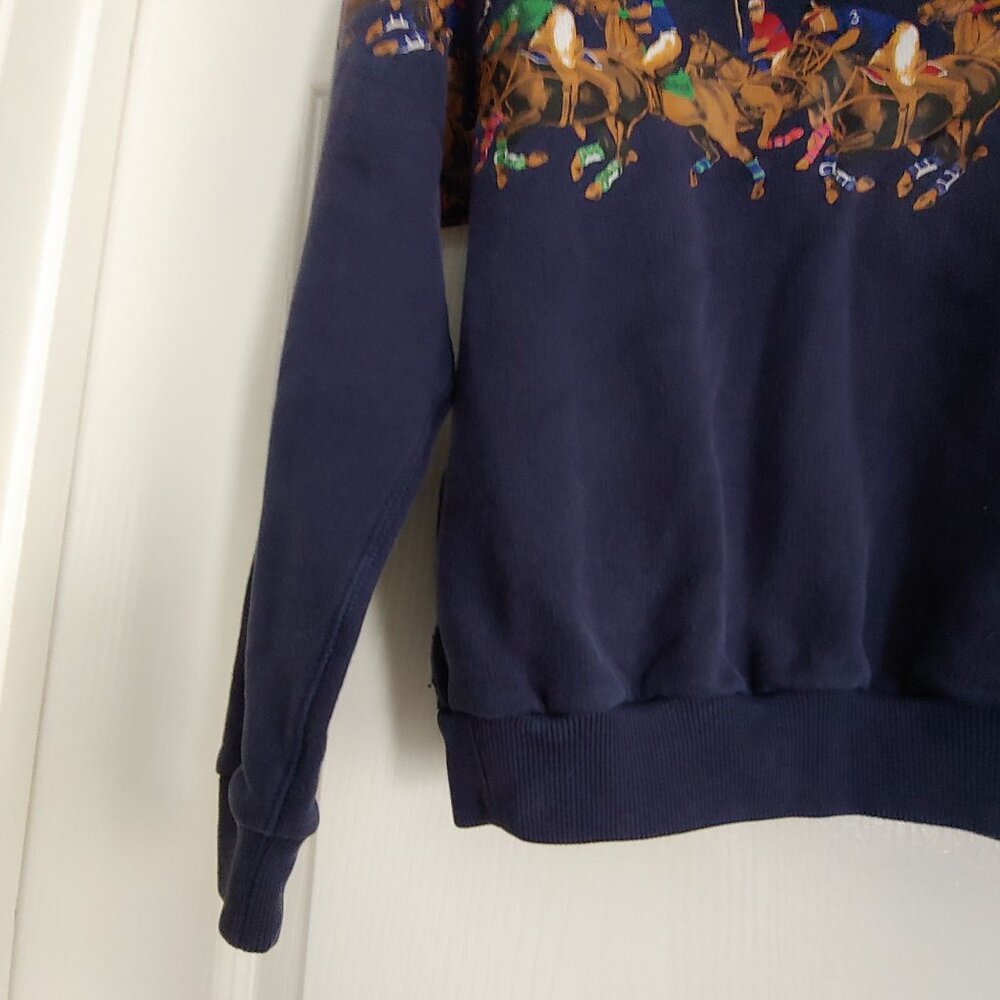 Polo Ralph Lauren Equestrian Heritage Preppy  English Countryside Hoodie Youth S - Picture 10 of 14